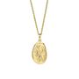 Gold Plated Sterling Silver Floral Pendant Necklace, thumbnail 2 of 5