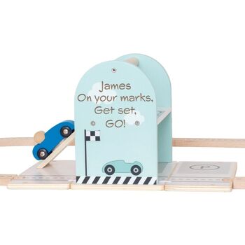 Personalised Car Racing Track And Cars, 4 of 4