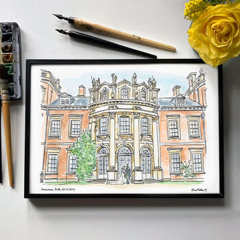 Wedding Venue Personalised Illustration, 2 of 8
