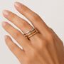 Waterfall Tri Tone Ring, thumbnail 2 of 2