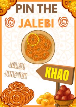 Pin The Jalebi Asian Event Game, 8 of 8