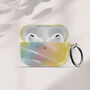 Tie Dye Air Pod Case With Keychain, thumbnail 1 of 6