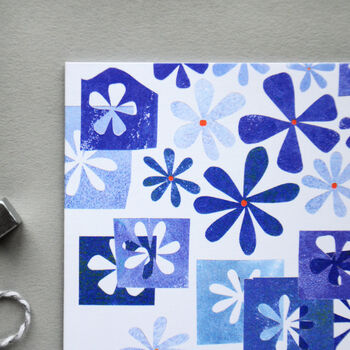 Blue Flowers Card For Her, 6 of 8