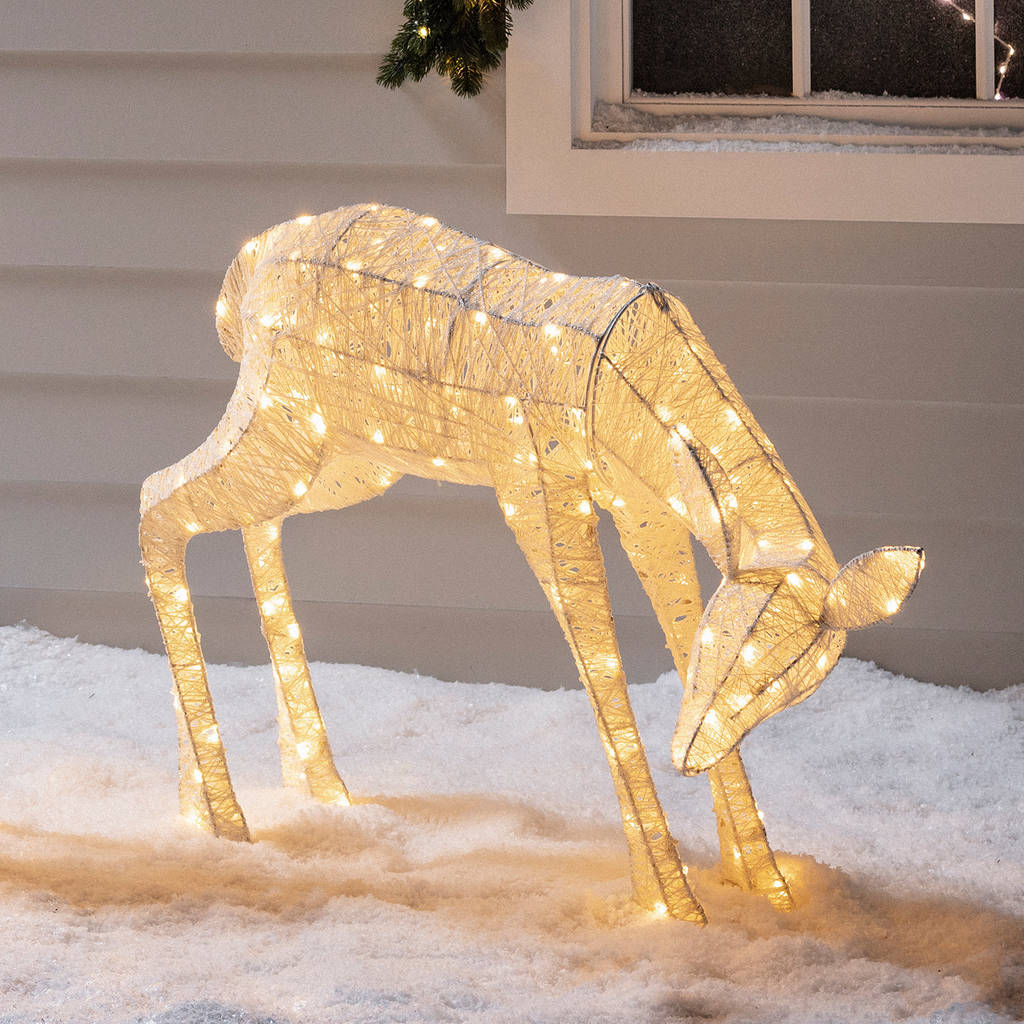 Light Up Glitter Christmas Doe By Lights4fun