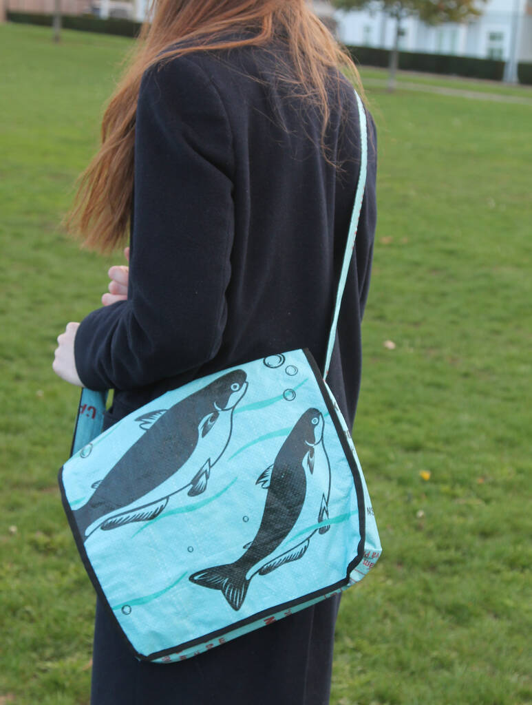 Recycled Messenger Bag By Lotus Direct