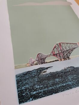 'Forth Bridge' Original Signed Screen Print, 10 of 12