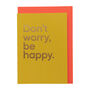 'Don't Worry, Be Happy' Streamable Song Card, thumbnail 1 of 2