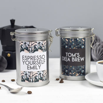 Personalised Coffee Gift In Tin, 2 of 6