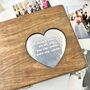 Wooden Heart Personalised Keepsake Box, thumbnail 2 of 12