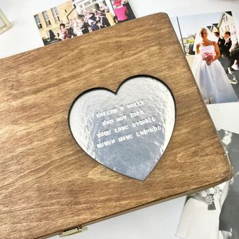 Wooden Heart Personalised Keepsake Box, 2 of 12