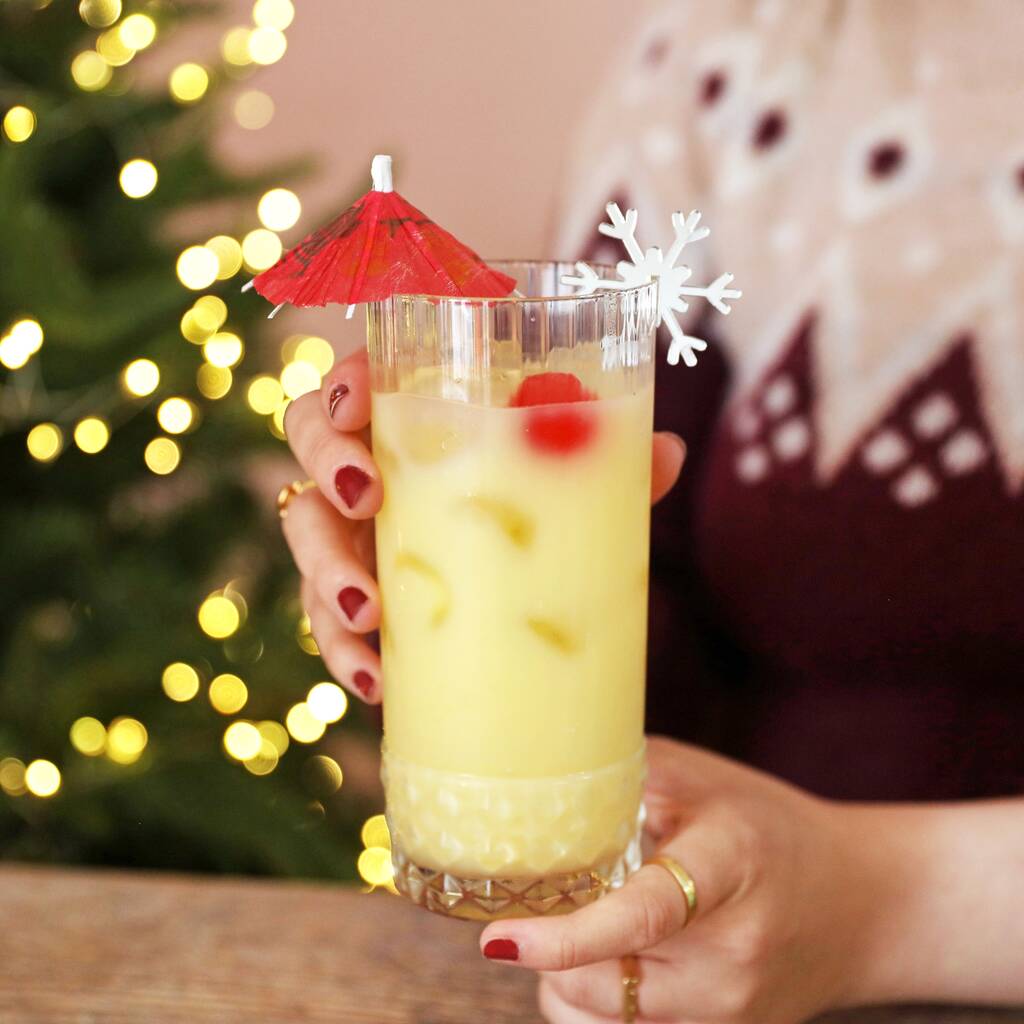 Retro Snowball Cocktail Making Kit By Lisa Angel