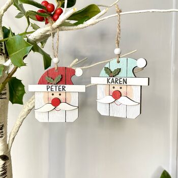 Personalised Christmas Character Hanging Decoration, 4 of 4