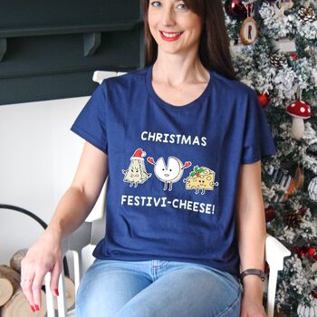 Funny Cheese Christmas T Shirt, 2 of 5