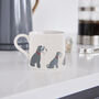 Grey Schnauzer Dog Walking Socks The Perfect Gift For Dog Lovers, thumbnail 8 of 12