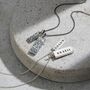 Men's Personalised Double Tag Necklace, thumbnail 5 of 9