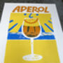 Aperol Spritz Screenprint, thumbnail 3 of 3