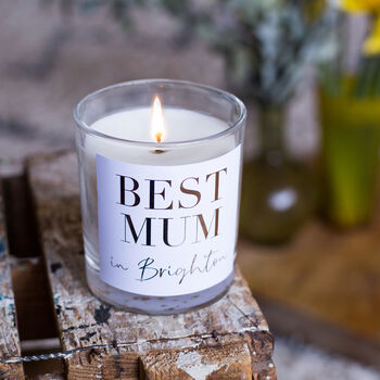 Best Mum Personalised Mothers Day Candle, 3 of 6