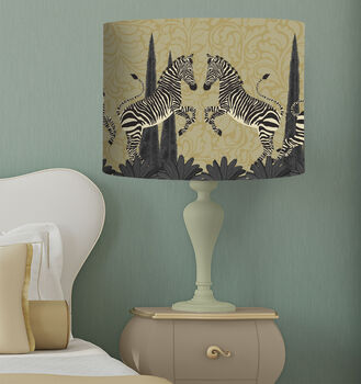 Dancing Zebra Lamp Shade, Multi Colours Available, 10 of 10
