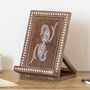 Hambleden Elegant Wood Inlay Stand For iPad And Cookbook, thumbnail 1 of 8