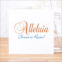 Single Or Pack Of 'Alleluia' Easter Cards, thumbnail 1 of 8