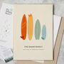Personalised Surf Family Print, thumbnail 2 of 5