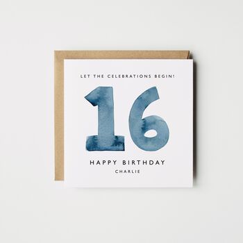 Personalised 60th Birthday Card *Age/Colour Options, 4 of 5