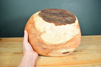 Hand Carved Wooden Bowl Locally Sourced Yew Tree, 11 of 11