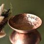 Personalised 7th Anniversary Gift Small Copper Bowl, thumbnail 3 of 11