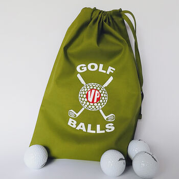 Personalized Golf Ball Bag, 7 of 12