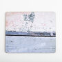 Coastal Abstract Placemat, Pink And Blue Texture, thumbnail 2 of 2