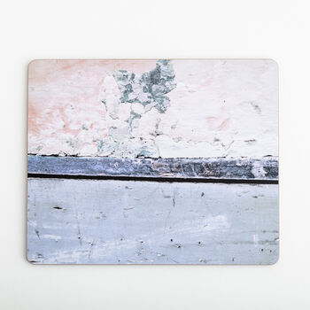 Coastal Abstract Placemat, Pink And Blue Texture, 2 of 2