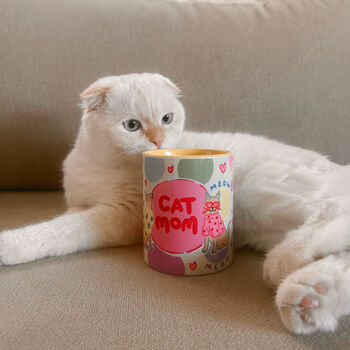 Cat Mom Mug – Perfect Gift For Cat Lovers, Mother's Day, 4 of 7