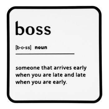 'Boss' Wall Sign, 2 of 3