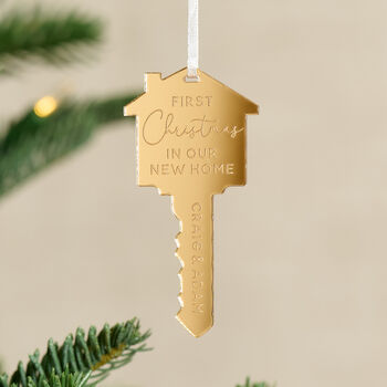 Personalised House Key Christmas Decoration, 2 of 2