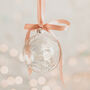 Christmas Tree Fairy Personalised Glass Bauble, thumbnail 1 of 4