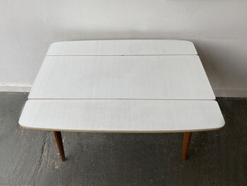 1960s Mid Century Extending Drop Leaf Kitchen Table, 7 of 12