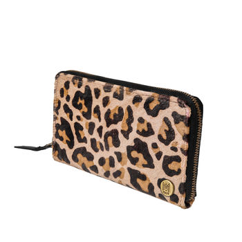 Leopard Print Pony Hair Clutch And Purse Set, 3 of 7