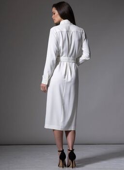 Andie Everyday Shirt Dress In Ivory, 2 of 4