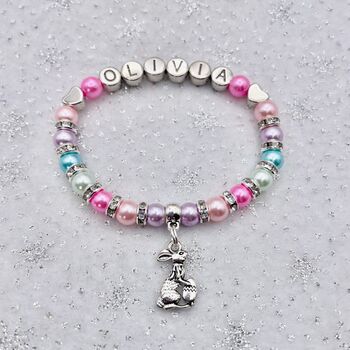 Personalised Easter Bracelet. Kids Easter Gift, 4 of 12