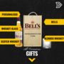 Personalised Bells Blended Scotch Whisky Gift Set In Wooden Box With Glass 40% Abv, thumbnail 2 of 5