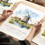 Norfolk Broads Travel Print Of Cley Next The Sea, thumbnail 1 of 7