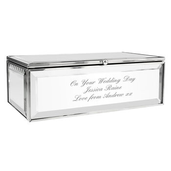 Personalised Message Mirrored Jewellery Box, 8 of 8