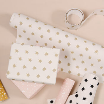 Star Print Luxury Wrapping Paper, 2 of 3
