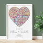 Personalised Relationship Milestones Map Print Ordnance Survey Explorer UK Edition, thumbnail 1 of 12