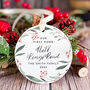 Personalised First Xmas New Home Ceramic Ornament, thumbnail 1 of 7
