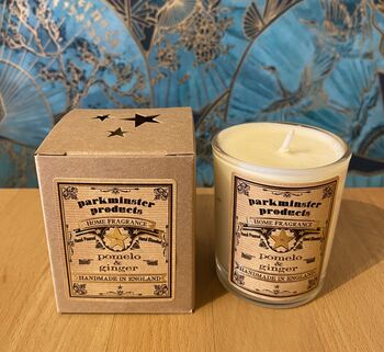 Pomelo And Ginger Small Soy Wax Votive Candle, 2 of 3