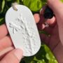 Dragonfly And Persicaria Car Air Freshener Botanical Hanging Diffuser, thumbnail 1 of 4