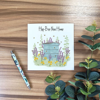 Personalised Bee Hive New Home Card, 5 of 8