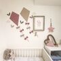 Coordinating Pack Of Two Kites, Multiple Wall Decoration, Sibling Decor, thumbnail 3 of 10