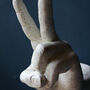 Peace Hand Wall Ornament Or Hook, thumbnail 2 of 7
